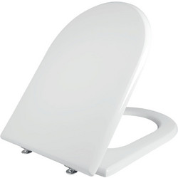 Elvit 1230 Καπάκι Λεκάνης D-Shape Πλαστικό Λευκό 41.3x34cm 1230-ELVIT