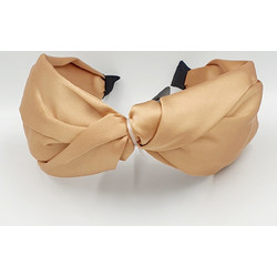 RO Accessories 14-0145 6 Στέκα Μαλλιών Υφασμάτινη Μπεζ