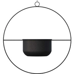 Aberto Design Payanda Κρεμαστό Κασπώ Εσωτερικού Χώρου Μεταλλικό Μαύρο 40x17x40cm 247HFM1201