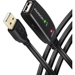 Axagon ADR-207 Καλώδιο USB-A Female 2.0 to USB-A Male 7.5m Black