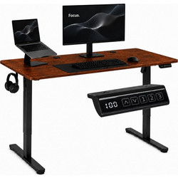 ModernHome Gaming Γραφείο Ξύλινο Ρυθμιζόμενο Ύψος 140x60x118cm JSD-C5-1-16