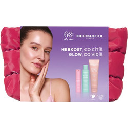 Dermacol Bright Me Up Exfoliating Toner 135ml + Cleansing Gel 150ml + Protective Day Cream 50ml