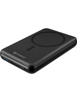 Sandberg SemiSolidState Wireless Magsafe Power Bank 10000mAh 20W με Θύρα USB-C Black