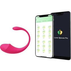 Niar Play My Remote Smart Egg Δονητής Egg για Ζευγάρια με App Control 20cm Ροζ