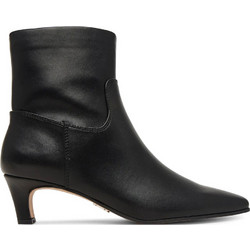 Steve Madden Γυναικεία Μποτάκια Αστραγάλου Μαύρα με Λεπτό Χαμηλό Τακούνι SM11005692-001