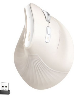 Ugreen MU008 mini Ασύρματο Bluetooth Ποντίκι Vertical White