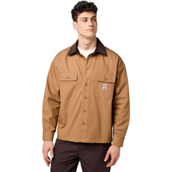 Wrangler Ανδρικό Πουκάμισο Βαμβακερό Μακρυμάνικο Κανονική Γραμμή Καφέ 112371547