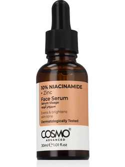Cosmo Advanced Niacinamide 10% & Zinc Αντιγηραντικό Ενυδατικό Serum Προσώπου με Νιασιναμίδη 30ml