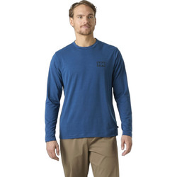 Helly Hansen Skog Graphic Tee Ανδρικό Αθλητικό T-Shirt Πετρόλ 63407-507