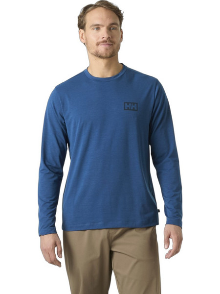 Helly Hansen Skog Graphic Tee Ανδρικό Αθλητικό T-Shirt Πετρόλ 63407-507