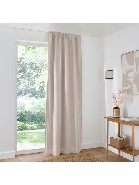 La Redoute Κουρτίνα Συσκότισης με Τρέσα 135x180 Lincot 351459304 Φυσικό