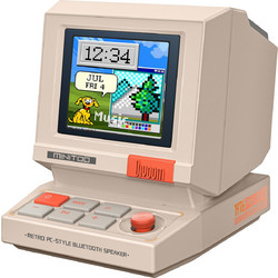 Divoom MiniToo Retro PC-Style Ηχείο Bluetooth 5W Μπεζ
