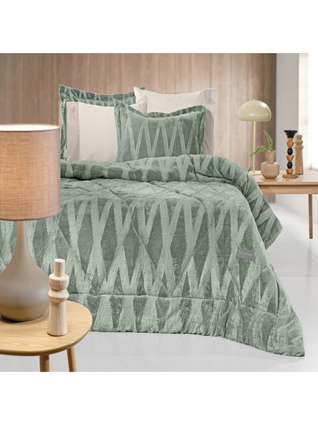 Guy Laroche Κουβερτοπάπλωμα Υπέρδιπλο 220x240 Zadic Olive