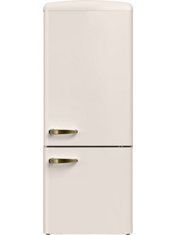 Robin RB-287 Retro Ψυγειοκαταψύκτης 266lt Full No Frost Υ157.6xΠ60xΒ69.4cm Μπεζ