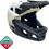 eRIDER360 Integra Sport Κράνος Ποδηλάτου Βουνού / Downhill / BMX / Dirt Full Face Λευκό Μαύρο