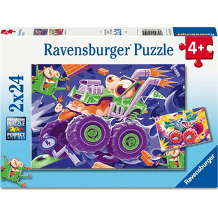 Παιδικό Puzzle Ravensburger Monster Trucks 2x24 Κομμάτια