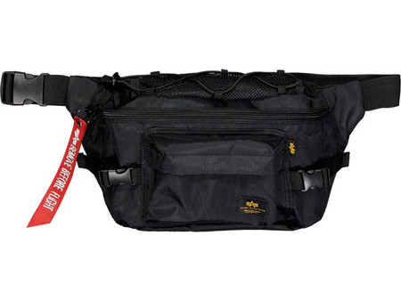 Alpha Industries Combat Ανδρικό Τσαντάκι Μέσης Μαύρο 156949-03