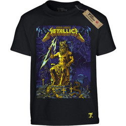 Takeposition Metallica Greece Παιδικό T-Shirt Κοντομάνικο Μαύρο 806-7788