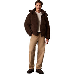 Calvin Klein Ανδρικό Μπουφάν Χειμωνιάτικο Puffer Καφέ LV04RH529G-TO2