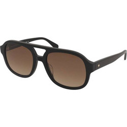 Kate Spade Edie 807/HA Ανδρικά Γυαλιά Ηλίου Aviator Κοκάλινα Μαύρα με Καφέ Φακό