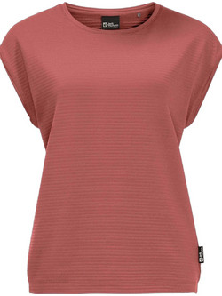 Jack Wolfskin Γυναικείο Αθλητικό T-Shirt Ροζ 1809071-2183