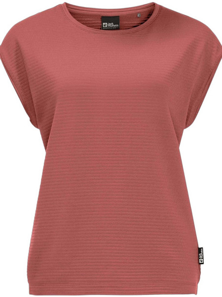 Jack Wolfskin Γυναικείο Αθλητικό T-Shirt Ροζ 1809071-2183