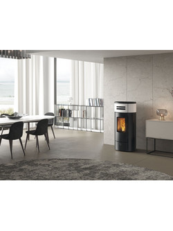 Edilkamin Yung 130++ Evo White YUNG130 Σόμπα Pellet 12.5kW