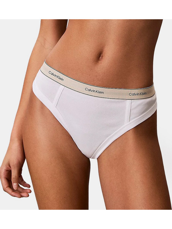 Calvin Klein Γυναικείο String Λευκό LV00QF8771-100