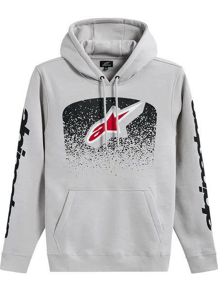 Alpinestars Ανδρικό Φούτερ με Κουκούλα & Τσέπες Γκρι 30507542