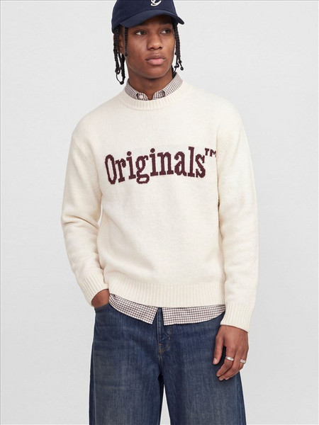 Jack & Jones Ανδρικό Φούτερ με Τσέπες Μπεζ 12310053