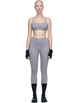Adidas x Entire Studios Optime Γυναικείο Κολάν Μακρύ Ψηλόμεσο Γκρι KS8053