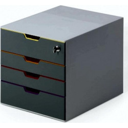 ΣΥΡΤΑΡΟΘΗΚΗ DURABLE VARICOLOR 2+2 ΣΥΡΤΑΡΙΑ ΦΑΡΔΙΑ ΜΕ ΚΛΕΙΔΙ 1657606