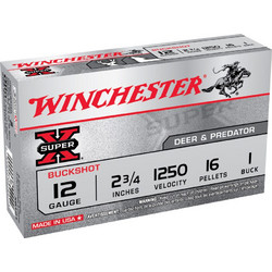 Winchester Super-X Φυσίγγια Δράμια 12Cal 70mm 16βολα 5τμχ