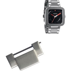 NIXON NUCOR/RIOT EXTRA LINK STAINLESS STEEL