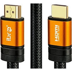 Ibra Ultra HD 4k HDMI Cable 1.4a / 2.0 High Speed 2160p Full HD 1080p 3D ARC Orange (15m)
