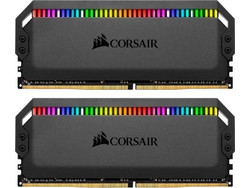 Corsair Dominator Platinum RGB 16GB (2X8GB) DDR4 RAM 3200MHz AMD Ryzen Memory Kit Black