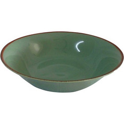 Σετ 6 μπωλ πορσελάνης, 23cm, χακί με ρίγα, σειρά OPERA c58673