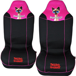 Autoline Γάτα Set Black / Pink 2τμχ