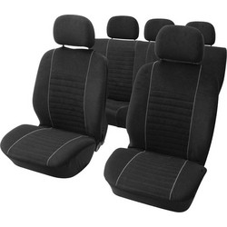 Carpoint Velours Set Black 9τμχ