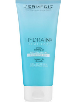 Dermedic Hydrain3 Hyaluronic Acid Ενυδατικό Gel Καθαρισμού Προσώπου 200ml