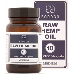 Endoca Raw Hemp Oil 300mg CBD + CBDa 30 Κάψουλες