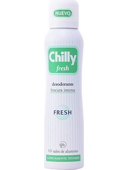 Chilly Fresh Αποσμητικό Spray 48h Χωρίς Αλουμίνιο 150ml