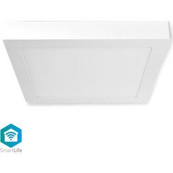 Wi-Fi έξυπνο φωτιστικό οροφής LED, διαστάσεων 30 x 30 cm, 18W, 1200lm. NEDIS WIFILAC30WT