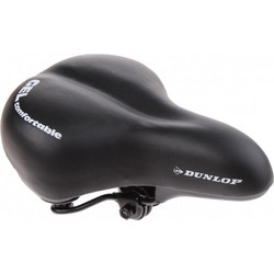 Dunlop Σέλα Ποδηλάτου με Gel σε μαύρο χρώμα, 26.5x18.5 cm - Dunlop