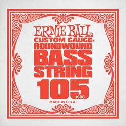 Ernie Ball 1698 Χορδή Ηλεκτρικού Μπάσου Nickel Plated Steel 105"
