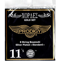 Prodigy Gold 11s Σετ 4 Χορδές Μπουζουκιού Silver Plated Copper 11-28" Normal Tension