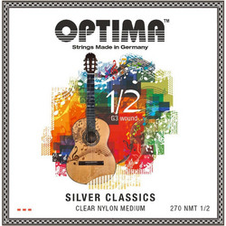 Optima Classics Σετ 6 Χορδές Κλασικής Κιθάρας Silver Plated Copper Medium Tension 1/2