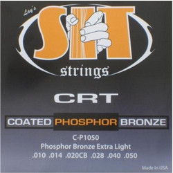 Sit CP1050 Σετ 6 Χορδές Ακουστικής Κιθάρας Phosphor Bronze 10-50" Custom Light Tension