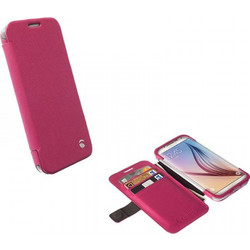 KRUSELL MALMO ΘΗΚΗ SAMSUNG S6 G920 LEATHER FLIPWALLET PINK
