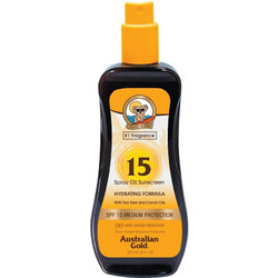 Australian Gold Αδιάβροχο Spray Μαυρίσματος Σώματος SPF15 237ml